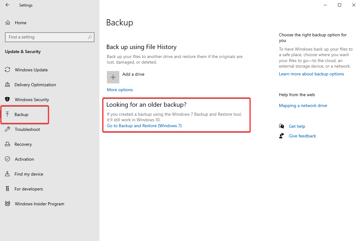 Windows Backup