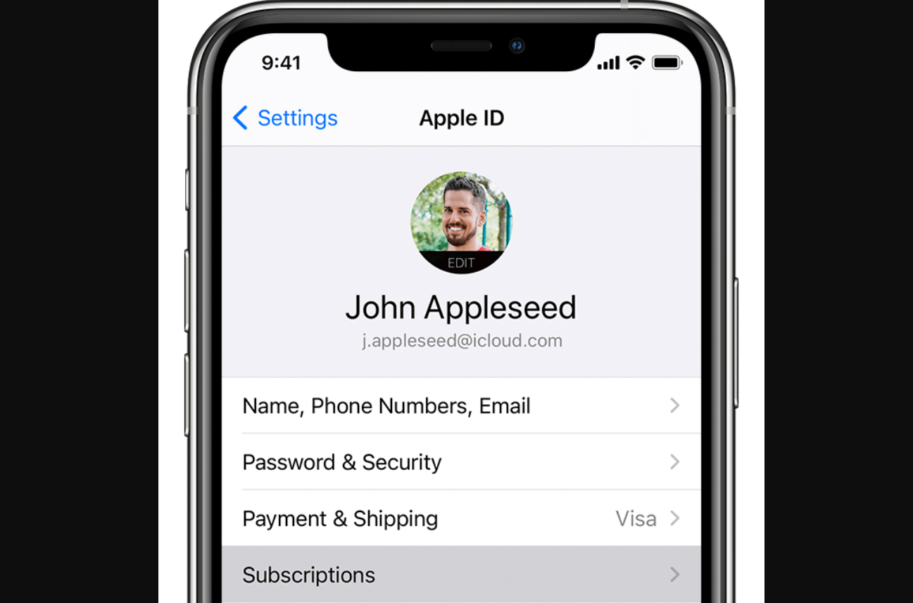 cancel Apple subscription