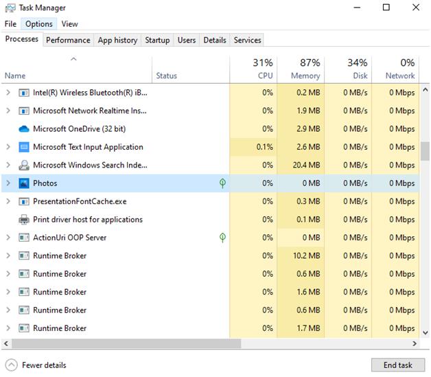 windows task manager