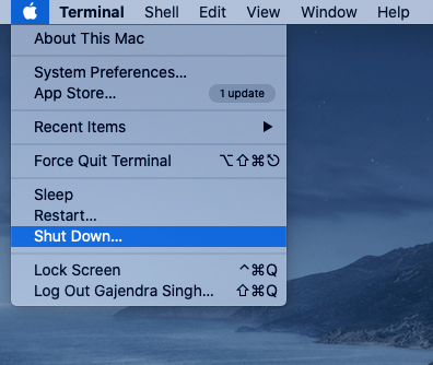 Apple - Shut Down