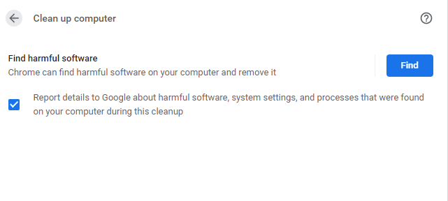 Clean up computer
