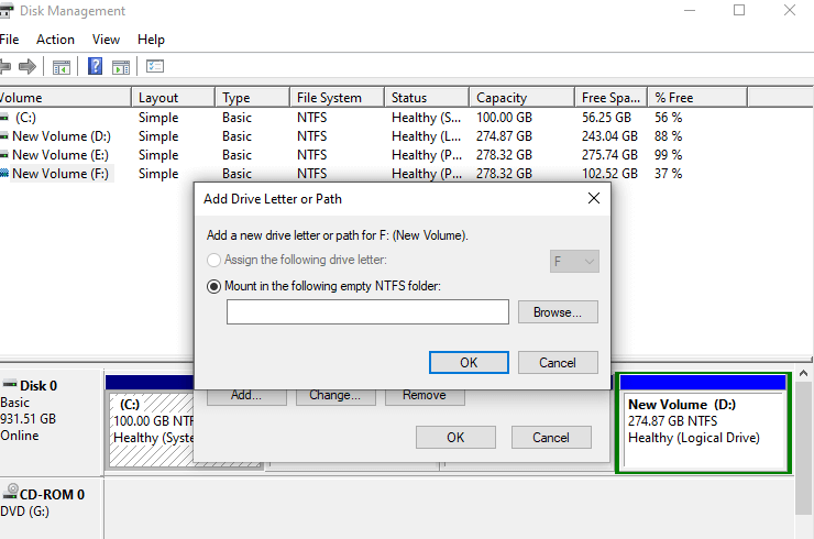 Hard Drive As A NTFS Folder