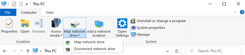 Map Network Drive