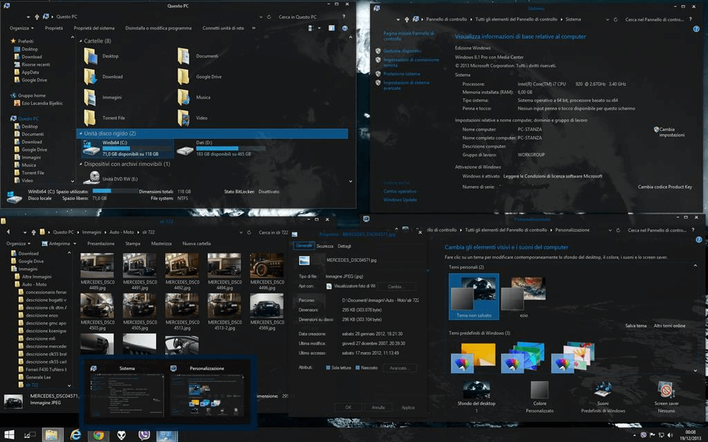 Windows Dark Themes
