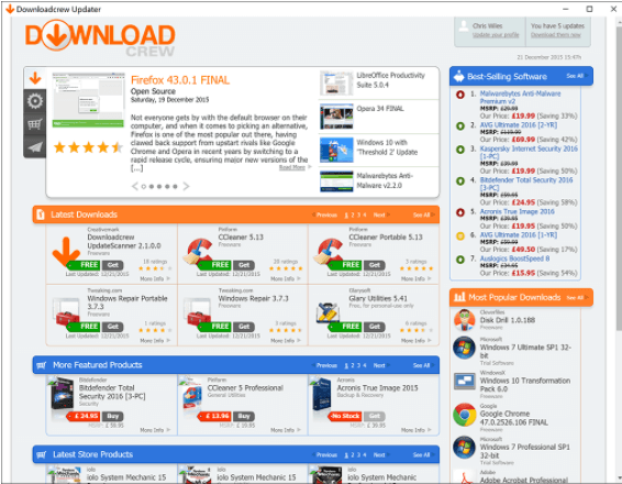 Downloadcrew UpdateScanner for windows