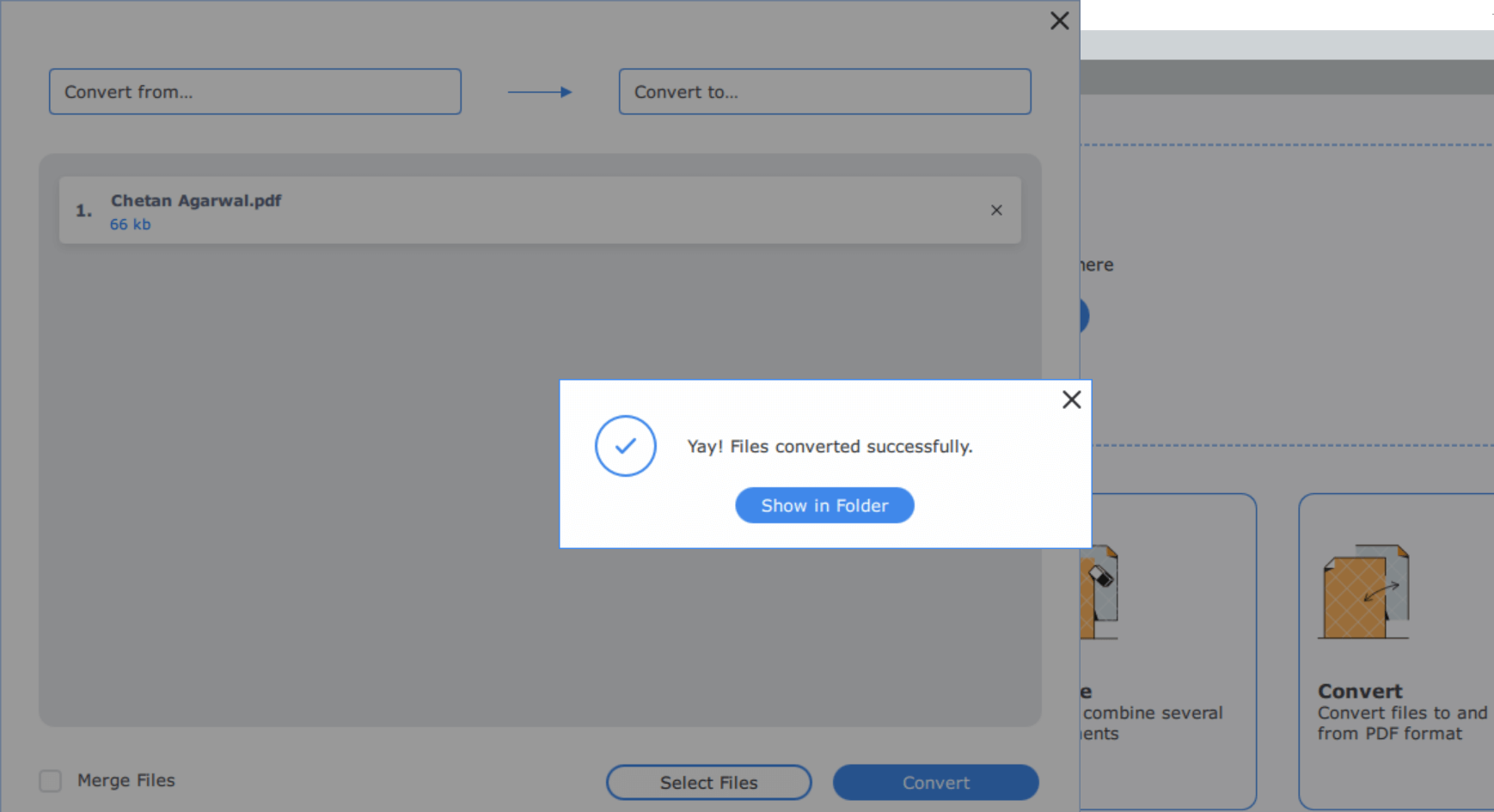 File Converted Successfully