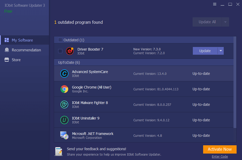 Iobit SOftware Updater