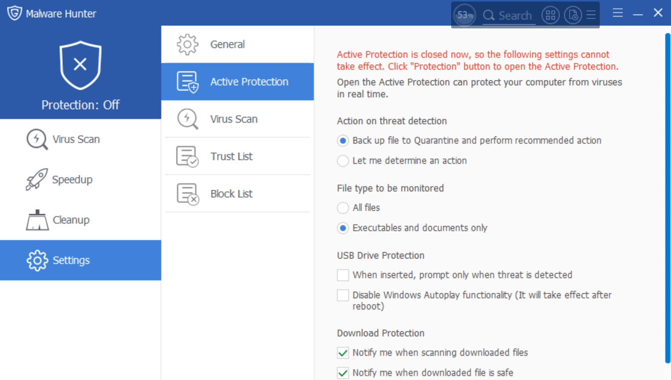 Malware protection