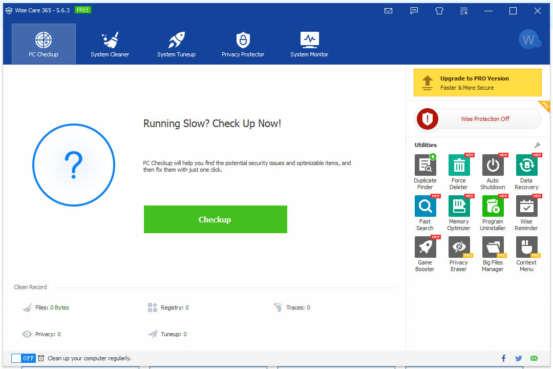 Wise care 365 - Advanced SystemCare Alternatives