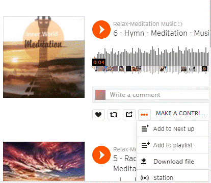 Write COmment Section