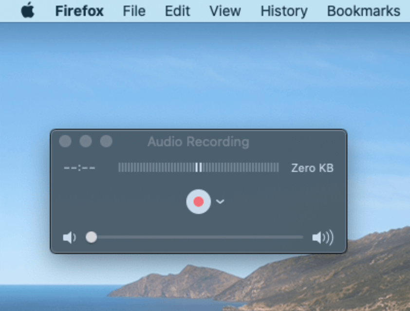 how to record audio on Mac