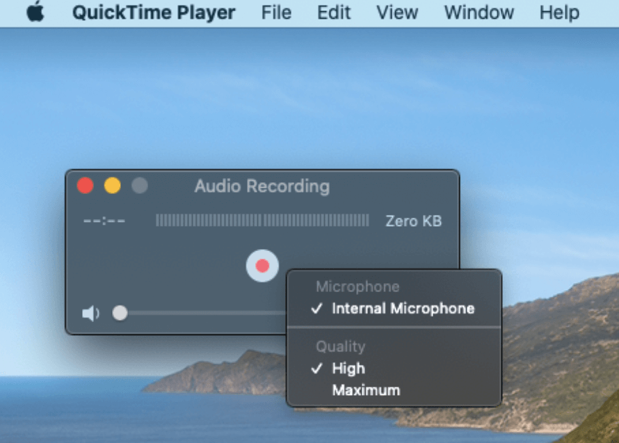 internal sound recording