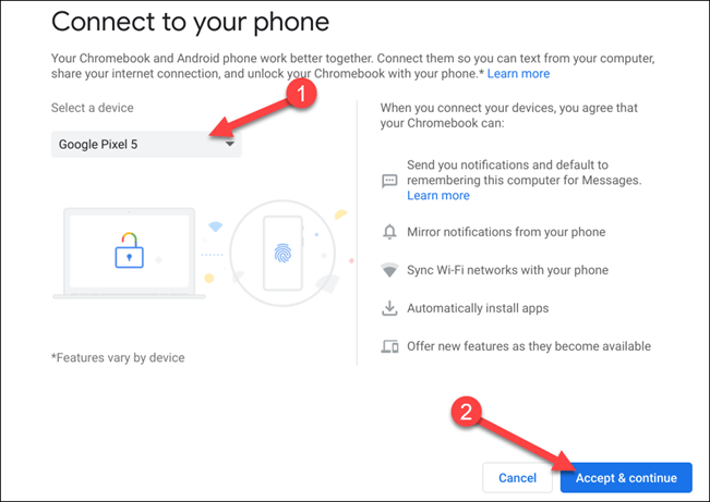 Connect with chrome