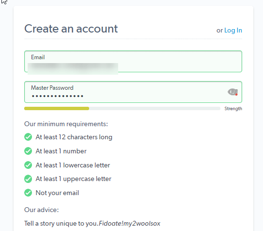 Create an Account on LastPass