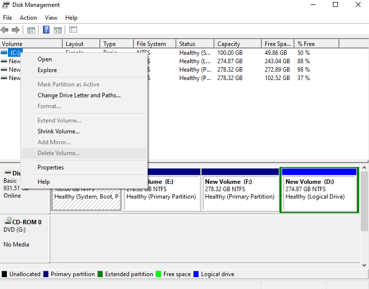 Disk Management Tool