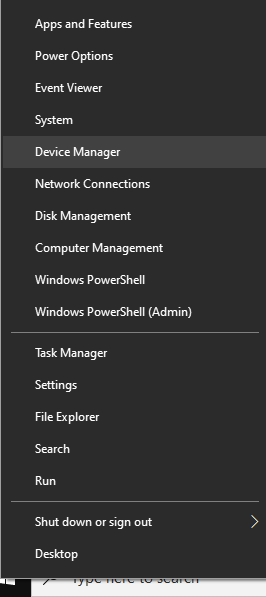 device manager