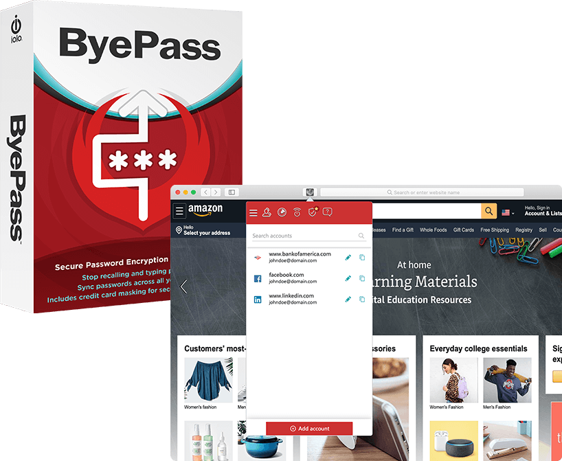 iolo byepass - passowrd manager