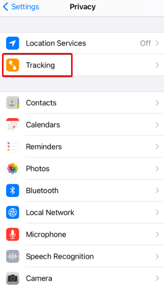 App tracking