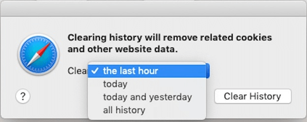 Clear history