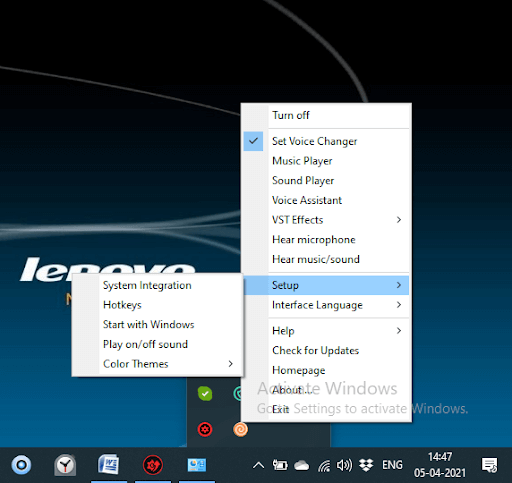 Clownfish Voice Changer