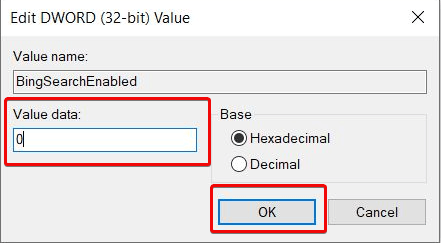 Edit DWORD Value