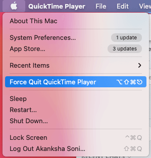 Force Quit an App