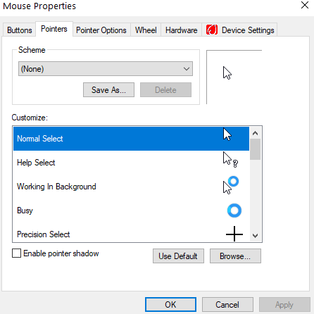 Mouse Pointer