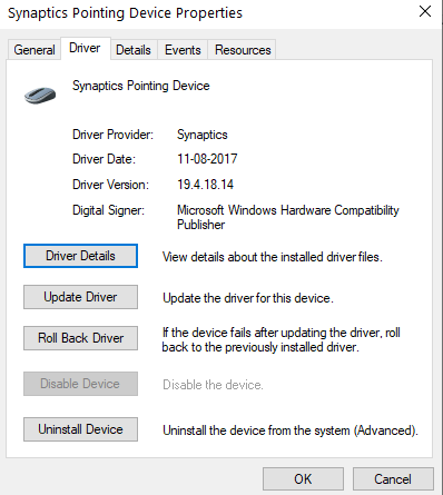 Roll Back Drivers