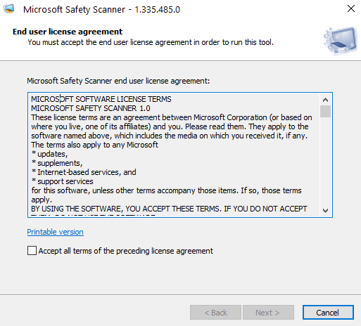 Safety Scanner