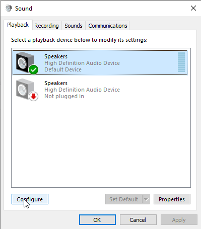 Sound property