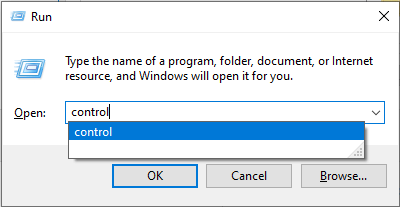 Type Control Ok