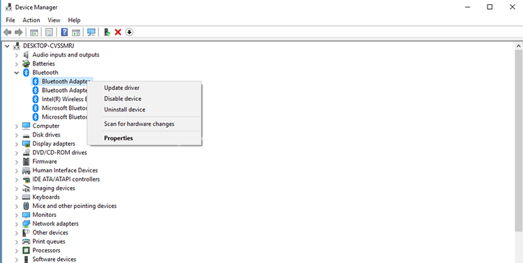 Update Bluetooth Driver
