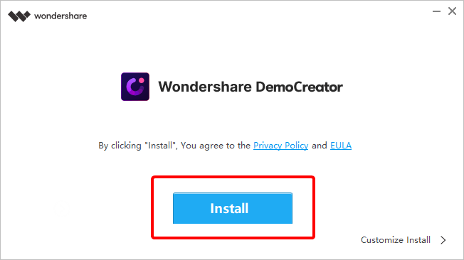 Wondershare Democreator Install Now