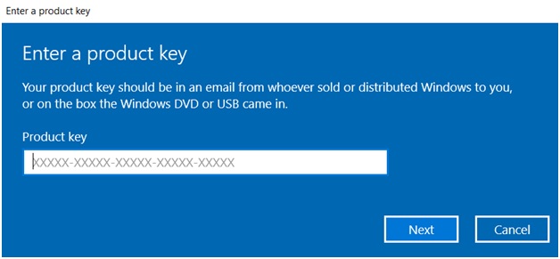 product key