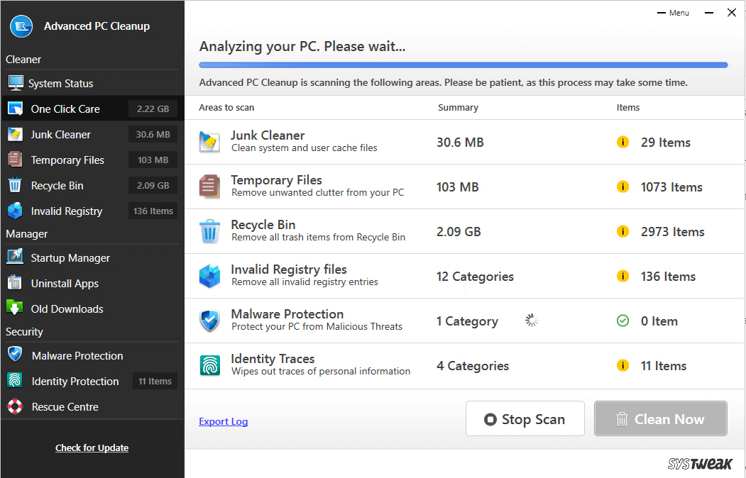 Advanced PC Cleanup - Startup Manager