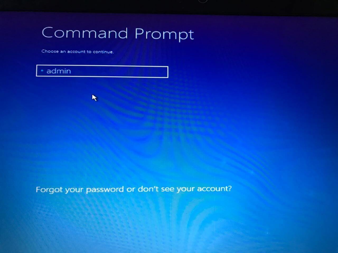 Command Prompt Admin
