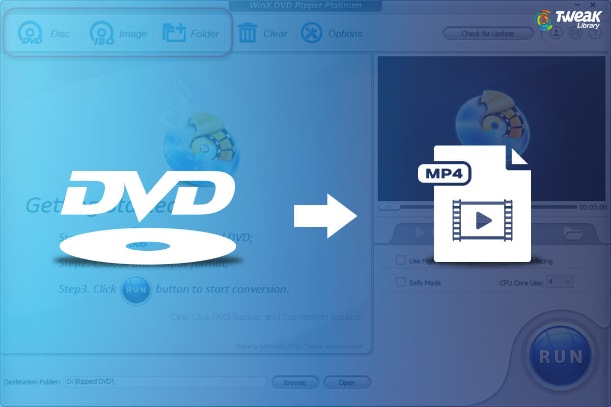 Convert DVD to MP4