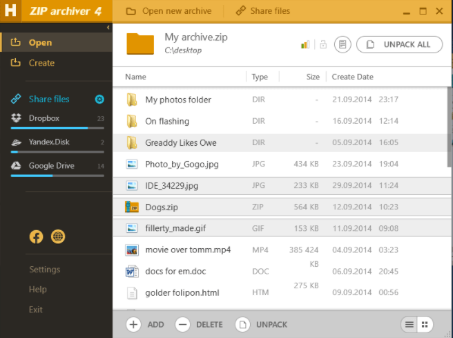 Hamster Zip Archiver 4