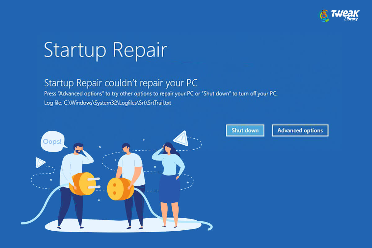 Windows 10 startup repair not working