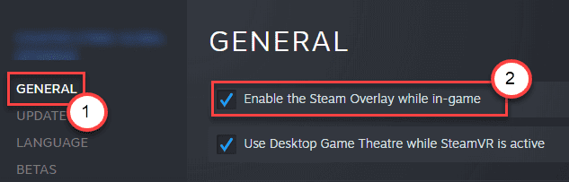 Enable the Steam