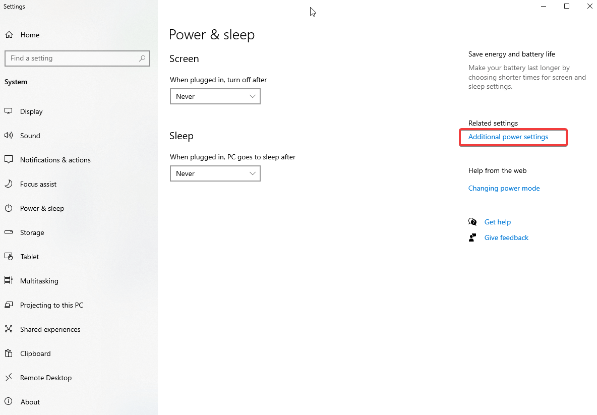 Power and sleep