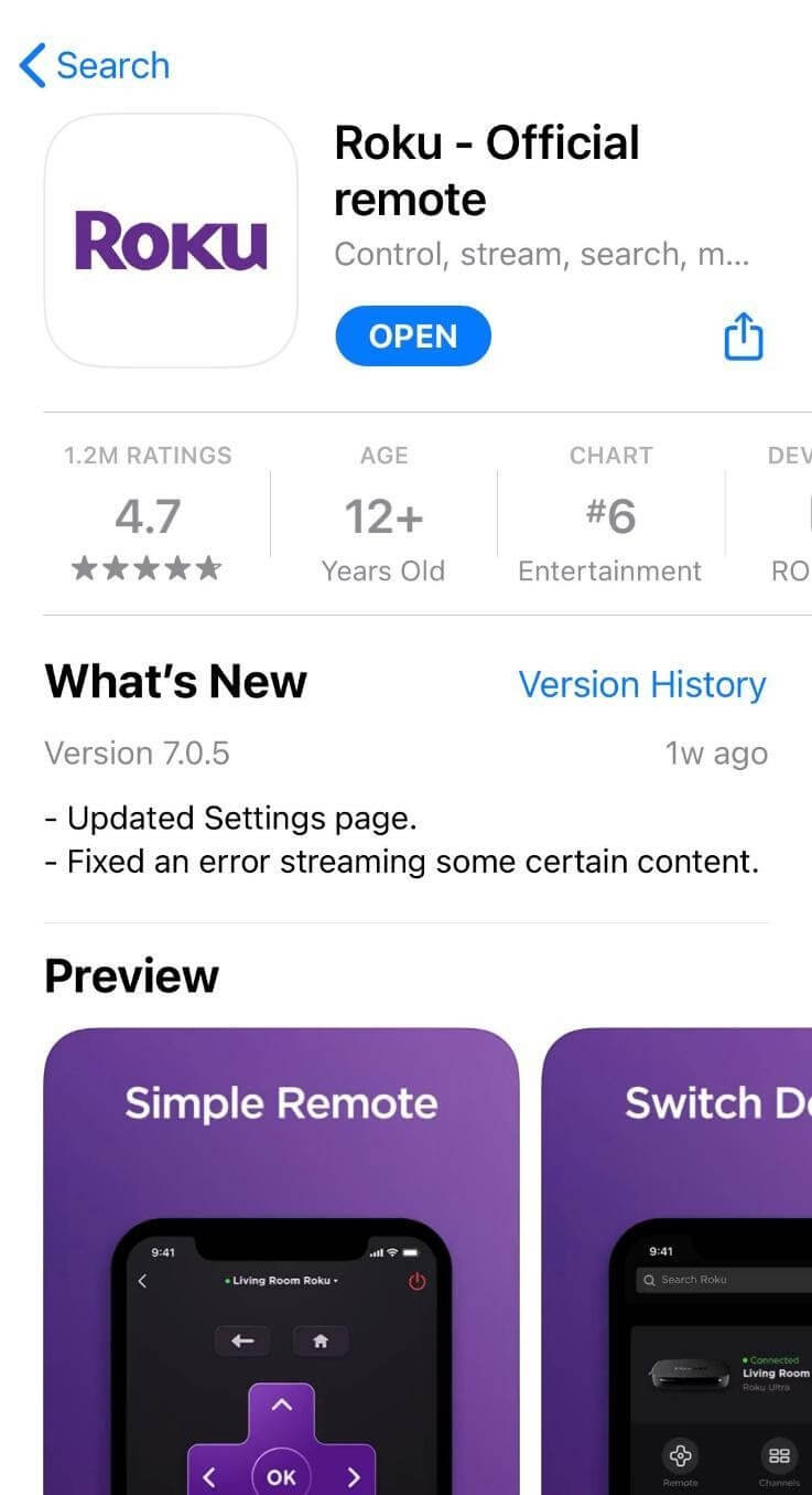 Roku app