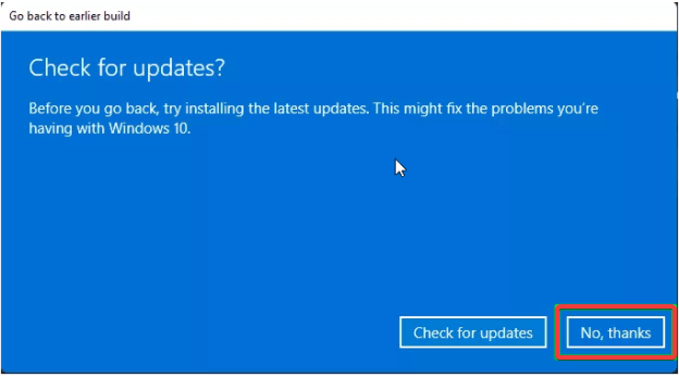 Check update