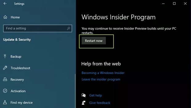Insider program