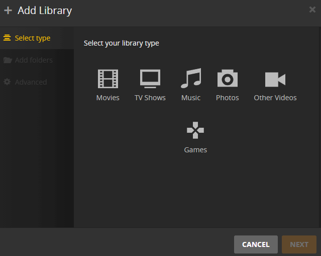 Library page
