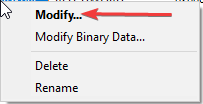 Modify
