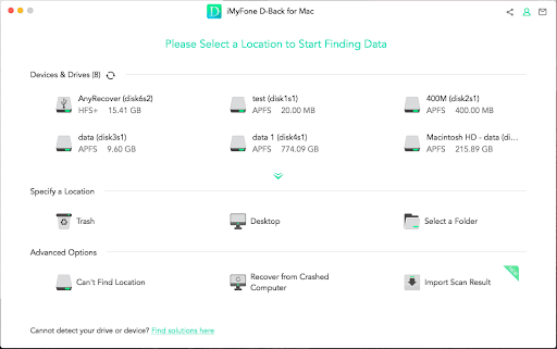 Recover data
