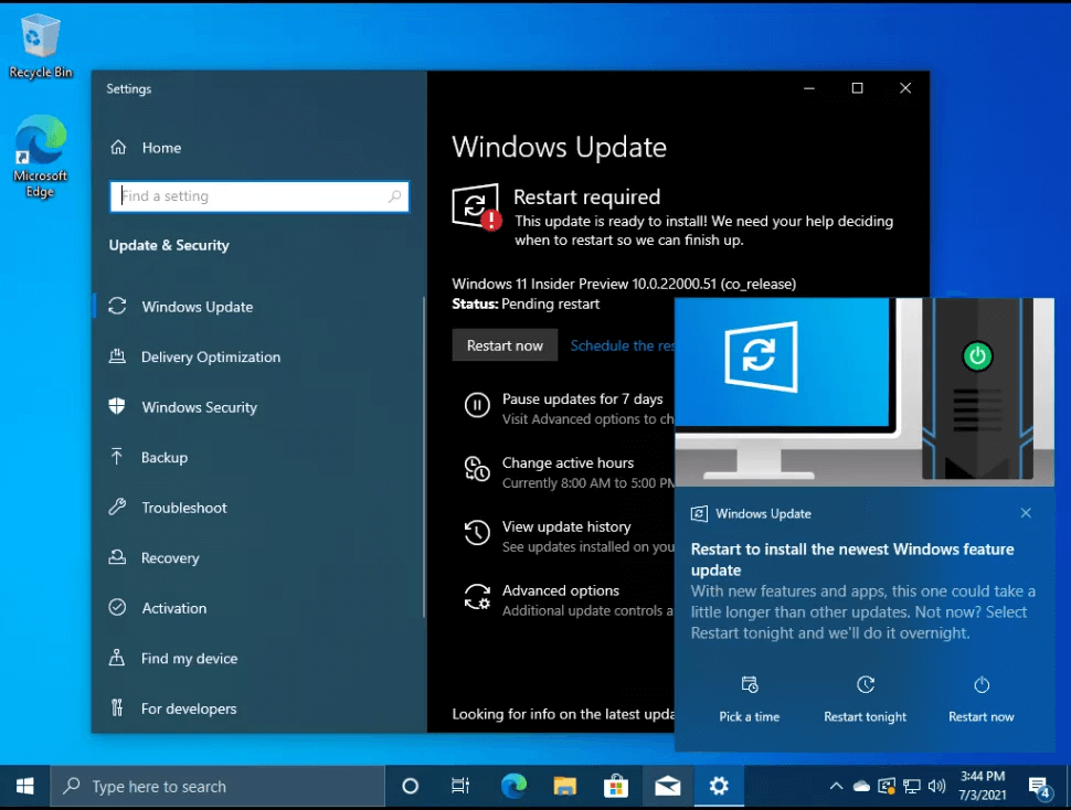 Windows update