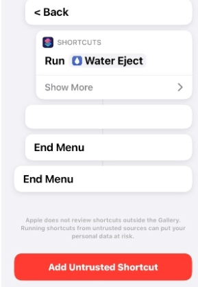 water eject