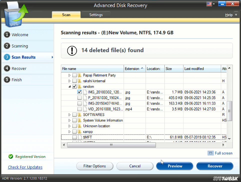 Advanced Disk Recovery - Recover Deleted Files